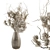 Elegant Branch in Vase 35 3D model small image 1