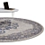 Elegant Round Rugs | No. 128 3D model small image 2