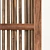 Elegant Thin Branch Wood Screen 3D model small image 3