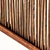 Elegant Thin Branch Wood Screen 3D model small image 4