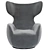 Carbon Swivel Chair 3D model small image 2