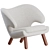 Modern Scandinavian Design Pelican Chair 3D model small image 2