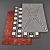 Modern Rugs Set - 3 Pieces | High-Quality Textures 3D model small image 1