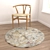 Round Rugs Set: Versatile and Textured 3D model small image 4