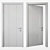 Sleek 3D Door Design 3D model small image 3