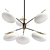 Elegant Champignon 6-Light Chandelier 3D model small image 1