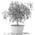 Rustic Concrete Pot Indoor Plants - Set of 20 3D model small image 5