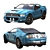 Ford GT500 Sport Blue 3D Model 3D model small image 3