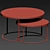 Sleek Nested Coffee Table 3D model small image 2