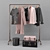 Elegant Wardrobe Set with Stand 3D model small image 6