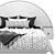Modern Bed Design: 3D Max & OBJ Formats 3D model small image 2