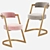 Elegant Kelly Wearstler Studio Dining Chair 3D model small image 4