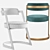 Elegant Kelly Wearstler Studio Dining Chair 3D model small image 5