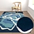 Luxury Rug Set: High-Quality Carpets 3D model small image 5