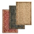 Luxury Rug Set | High-Quality Textures 3D model small image 1