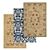 High-Quality Carpet Set - 3 Variants 3D model small image 1