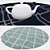 Round Carpets Set: Versatile and Detailed 3D model small image 3