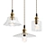 Petunia Glass Pendant Light 3D model small image 1