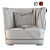Elegant Vinita Sofa: Luxurious & Stylish 3D model small image 4