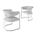 Anouka Hamilton Conte Chair: Elegant and Comfortable 3D model small image 5