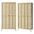 Eugenie 2-Door Wardrobe: Stylish & Spacious 3D model small image 1