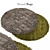 Round Rugs Collection: Versatile and Stylish 3D model small image 1