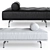 Erik Jorgensen Delphi Daybed: Modern Comfort and Style 3D model small image 4