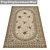 Luxury Set of 3 High-Quality Carpets 3D model small image 3