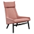 Modern Wendelbo Armchair 3D model small image 1