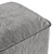 Linea Zerina Pouffe: Compact and Stylish Ottoman 3D model small image 3