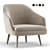 Elevate Your Space with the Garret Armchair 3D model small image 1