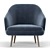 Elevate Your Space with the Garret Armchair 3D model small image 3