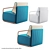 Adex Lounge Armchair: Chic, Comfortable, and Stylish 3D model small image 3