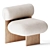 Fomu L'Art Lounge Chair: Elegant and Comfortable 3D model small image 4