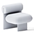 Fomu L'Art Lounge Chair: Elegant and Comfortable 3D model small image 6