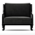 Bruno Zampa Club Wide Armchair: Elegant and Comfortable 3D model small image 4