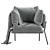 Elegant Sussex Armchair: Classic Comfort in Contemporary Design 3D model small image 2