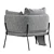 Elegant Sussex Armchair: Classic Comfort in Contemporary Design 3D model small image 4