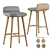 Sleek Sede Stool: Modern Elegance for Any Space 3D model small image 1