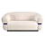 Modern Malibu Settee: Stylish, Versatile, and Comfortable 3D model small image 2