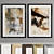 Modern Art Frame: Aesthetic Design with 4 Wooden & 2 Metal Materials 3D model small image 4