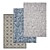 Luxury Carpets Set 3D model small image 1