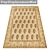 Luxury Carpet Set: High-Quality Textures 3D model small image 3