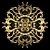 Elegant Wall Rosettes: Distinctive Decor 3D model small image 1