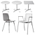 Vitra Eames HAL Tube: Stylish Contract Tables & Chairs 3D model small image 2