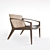 Stunning LINNA Armchair: A Design Masterpiece 3D model small image 4