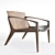 Stunning LINNA Armchair: A Design Masterpiece 3D model small image 7