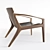 Stunning LINNA Armchair: A Design Masterpiece 3D model small image 8