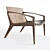 Stunning LINNA Armchair: A Design Masterpiece 3D model small image 10