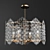 Elegant Stilfort Glazgo Chandelier 3D model small image 1